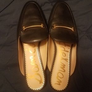 Black loafers